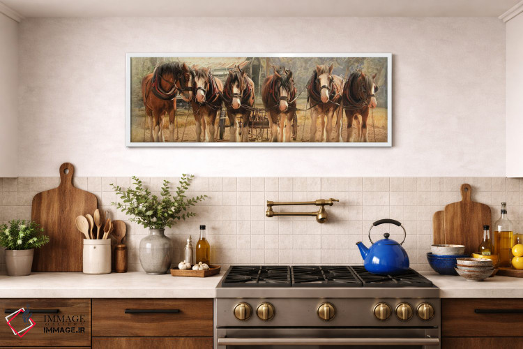 تابلو دکوراتیو شش تایی در یراق اثر ترودی سیموندز - D2W