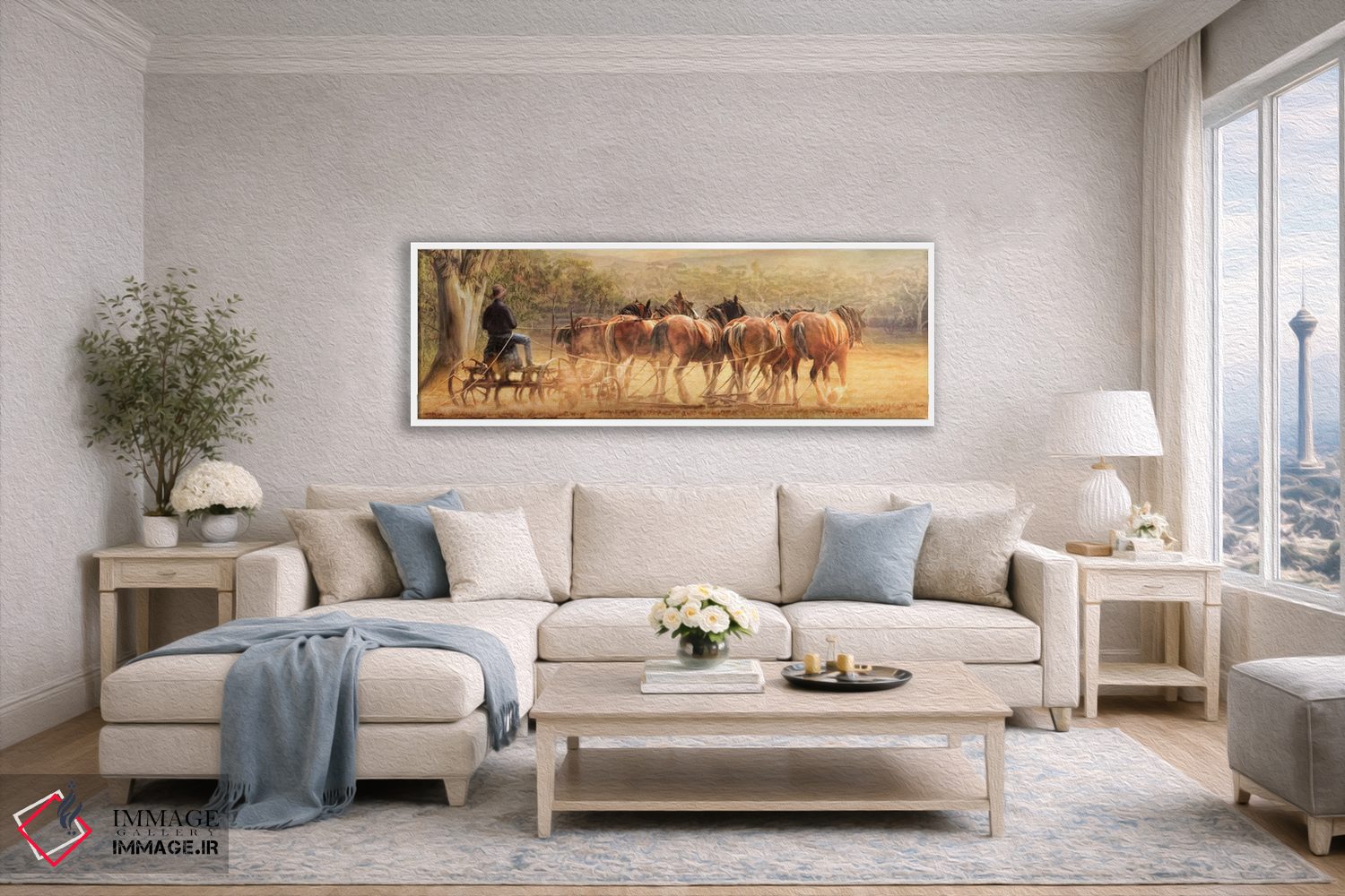 تابلو دکوراتیو روزهای خاک آلود اثر ترودی سیموندز - D4W