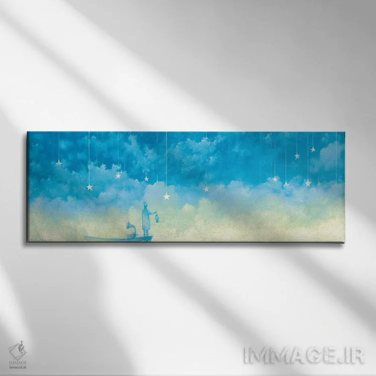 تابلو دکوراتیو رویایی دیگر درون یک رویا اثر توشیو ایبینه - نمای روبهرو روی دیوار