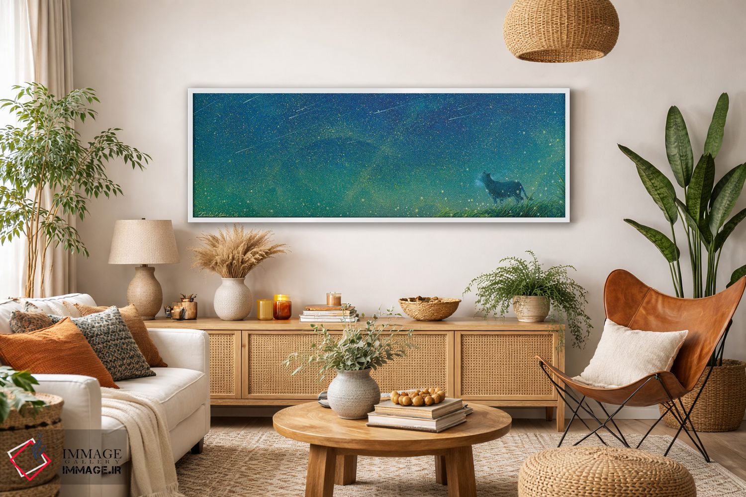 تابلو دکوراتیو باد پرستاره اثر توشیو ایبینه - D2W