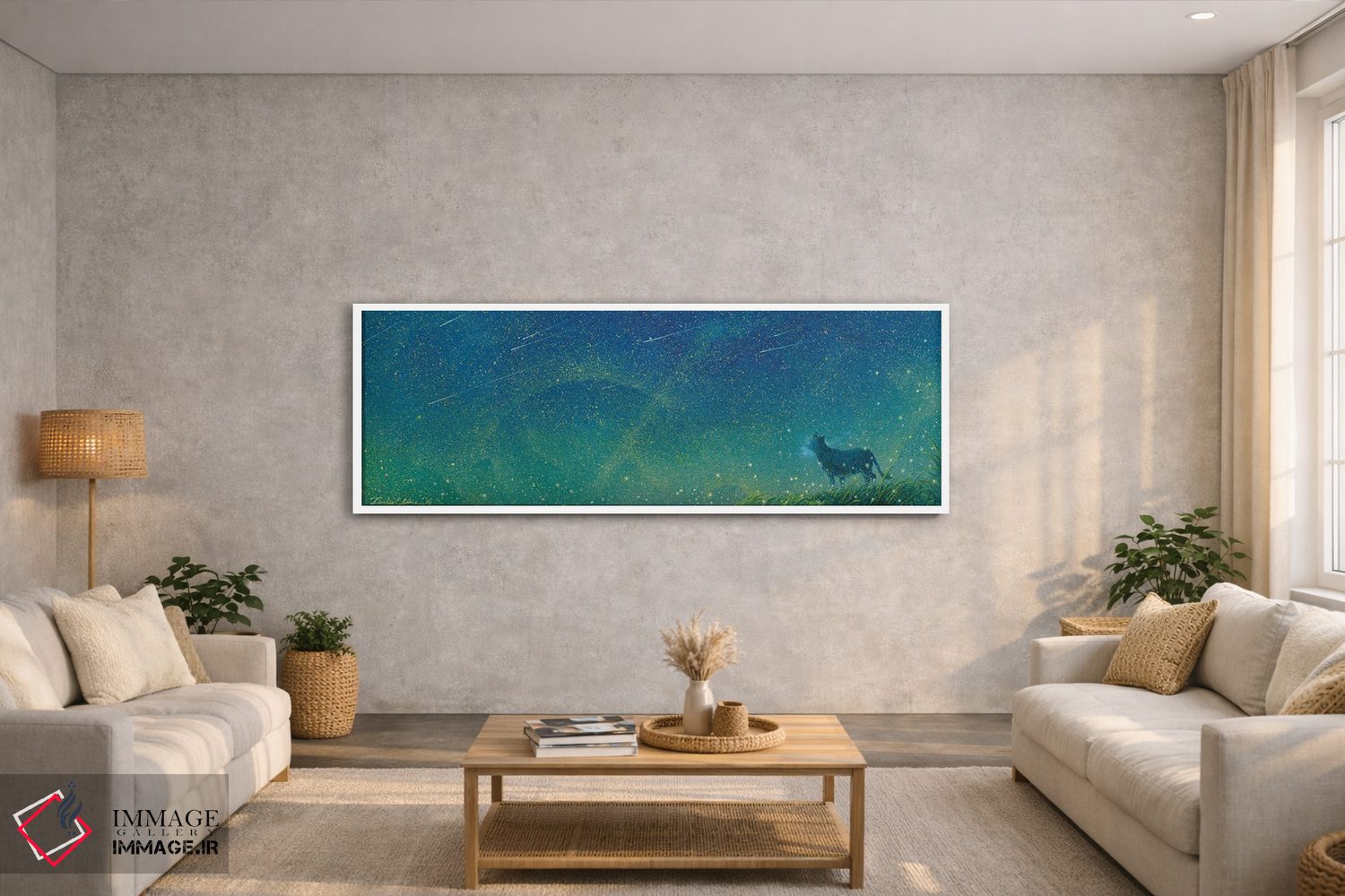 تابلو دکوراتیو باد پرستاره اثر توشیو ایبینه - D3W