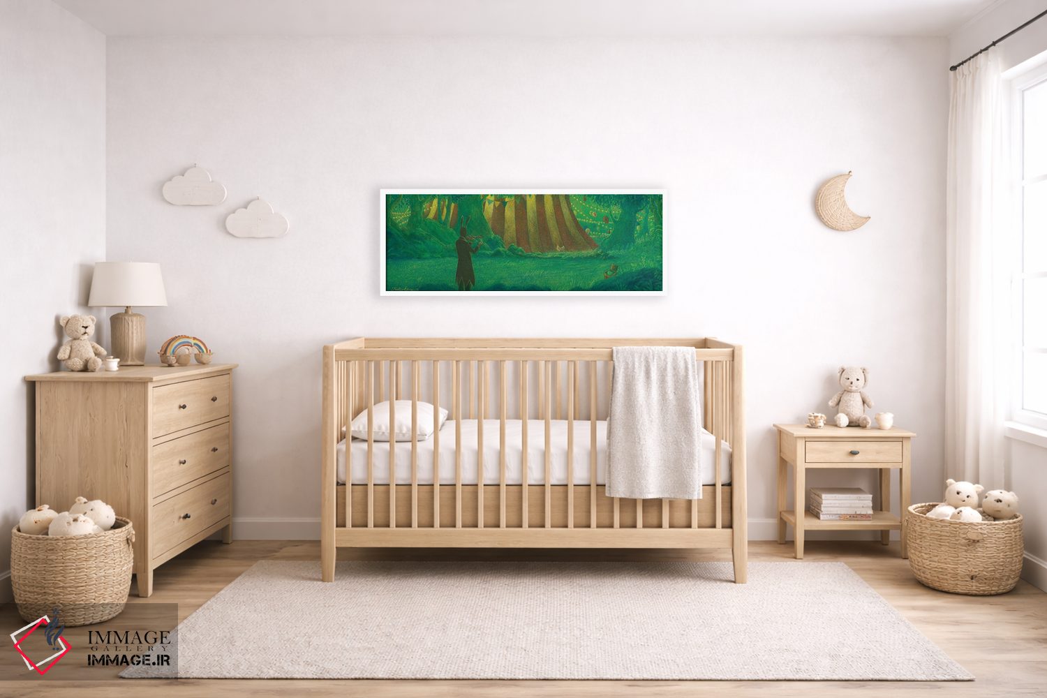 تابلو دکوراتیو پشت چادر سیرک اثر توشیو ایبینه - D3W