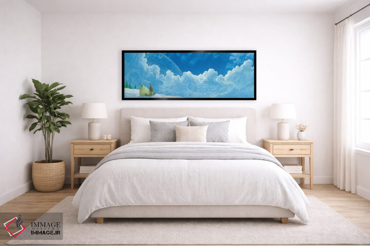 تابلو دکوراتیو همه منتظرند اثر توشیو ایبینه - D6B