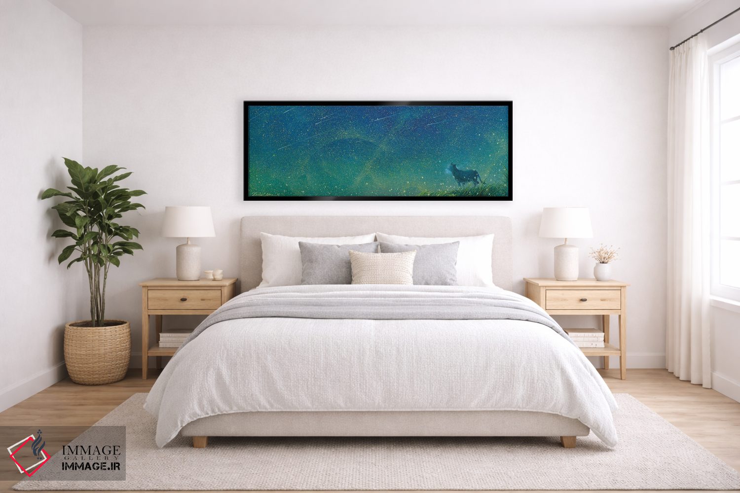 تابلو دکوراتیو باد پرستاره اثر توشیو ایبینه - D6B