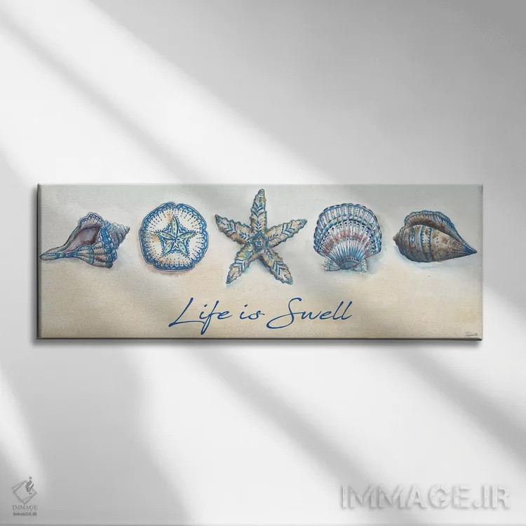 تابلو دکوراتیو پنل صدفی بوهمی اثر استودیوهای تره سورله - نمای روبهرو روی دیوار
