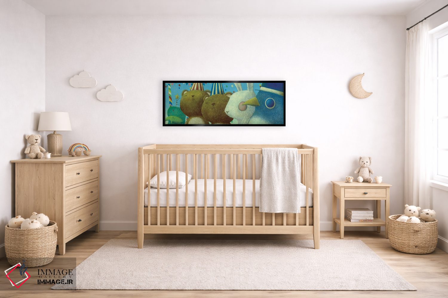 تابلو دکوراتیو در دل روز بامزه اثر توشیو ایبینه - D5B