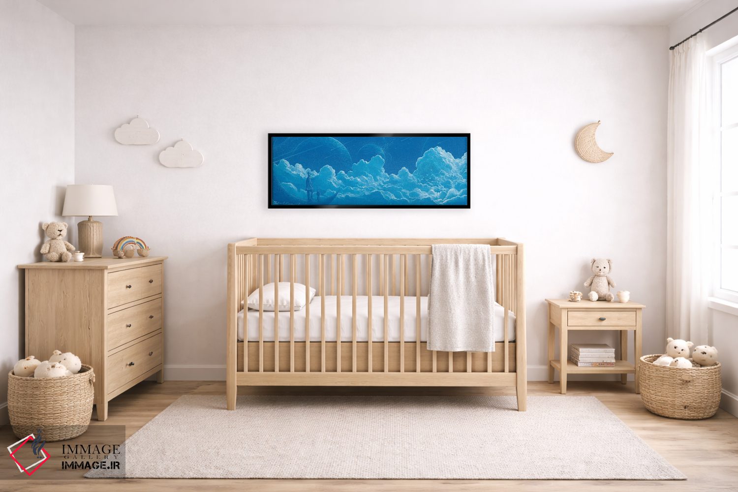 تابلو دکوراتیو شب شهاب ها اثر توشیو ایبینه - D5B