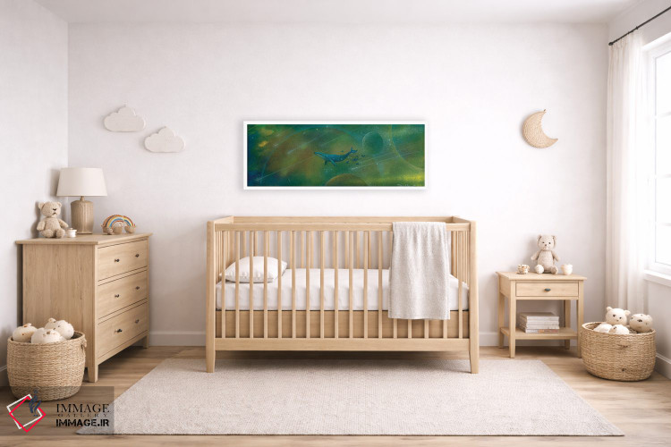 تابلو دکوراتیو شناور در جهان اثر توشیو ایبینه - D4W