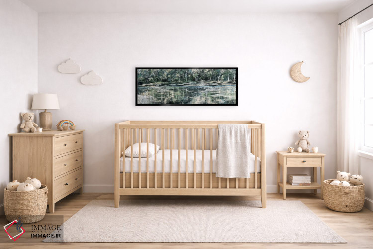 تابلو دکوراتیو مطالعه منظره پاستلی اثر استودیوهای تره سورله - D6B