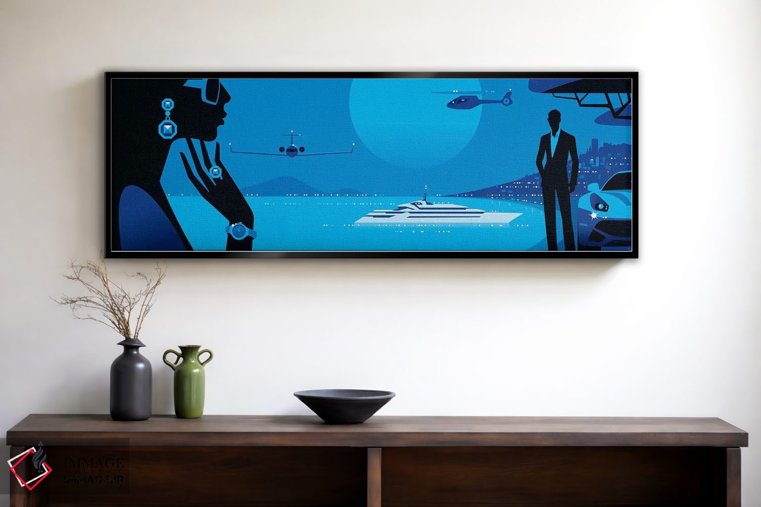 تابلو دکوراتیو کن اثر بو لوندبرگ - D2B