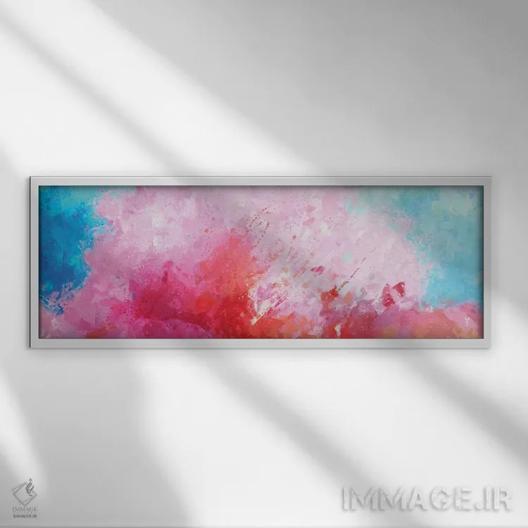 تابلو دکوراتیو زمان بازیگوشی اثر وان کردی - نمای قابدار سفید