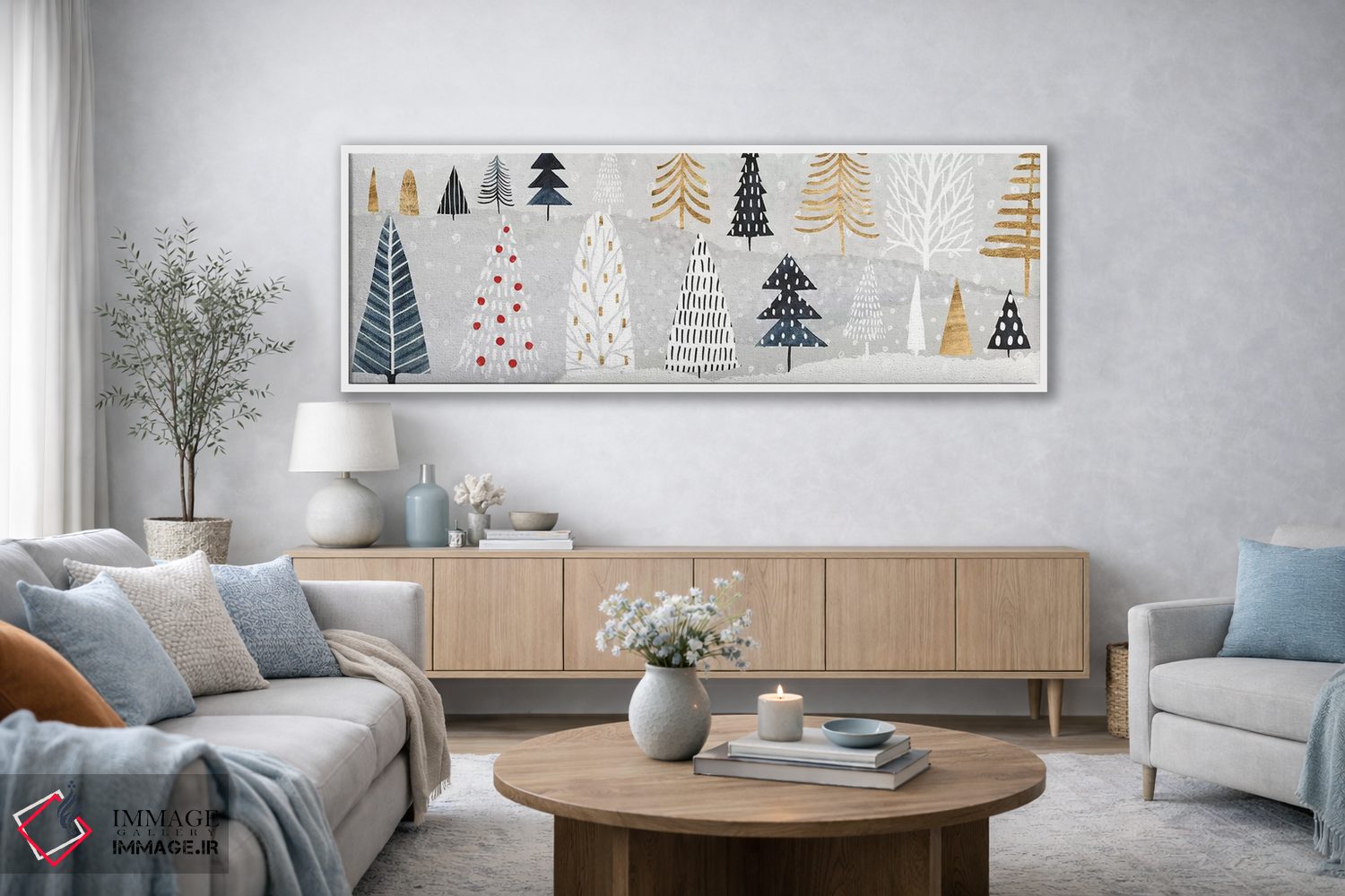 تابلو دکوراتیو مجموعه کلبه کریسمس D اثر ویکتوریا بورگز - D3W