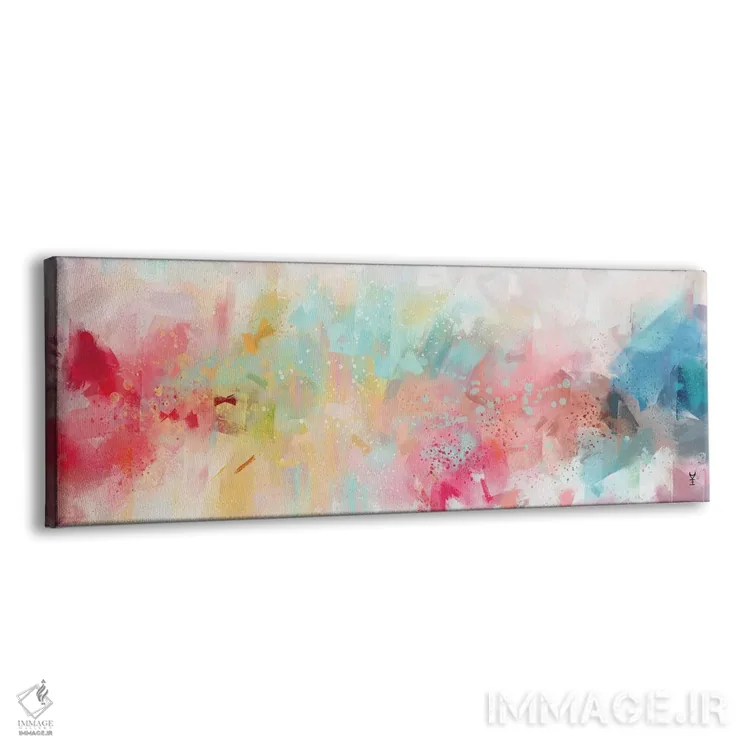 تابلو دکوراتیو پاشش رنگ اثر وان کردی - نمای پرسپکتیو محصول