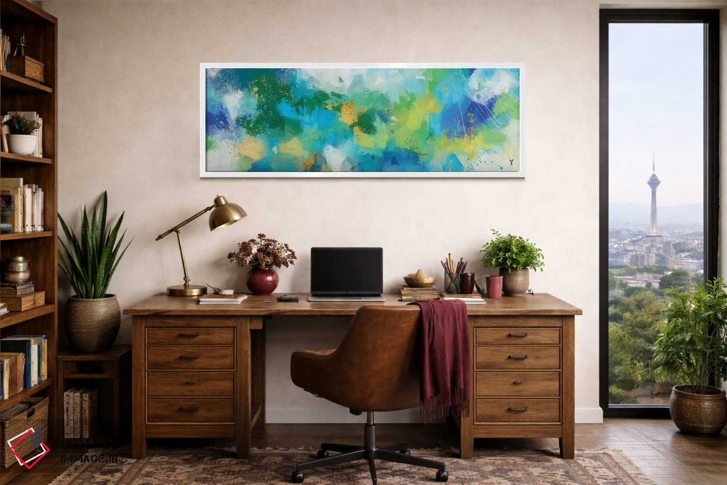 تابلو دکوراتیو آسمان رقصان اثر وان کردی - D1W