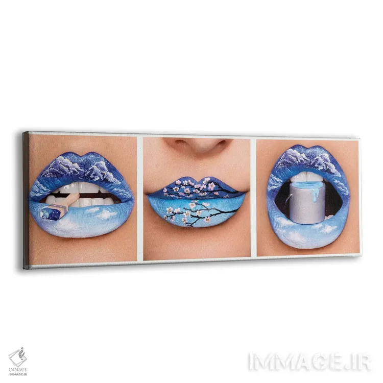 تابلو دکوراتیو شکوفه آسمانی اثر ولادا هگرتی - نمای پرسپکتیو محصول