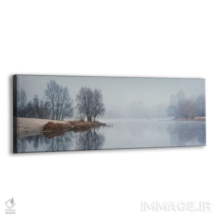 تابلو دکوراتیو صبح خاکستری بر خلیج اثر والریکس - نمای پرسپکتیو محصول