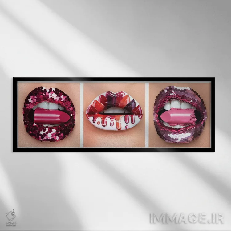 تابلو دکوراتیو گلوله های زیبایی اثر ولادا هگرتی - نمای قابدار مشکی