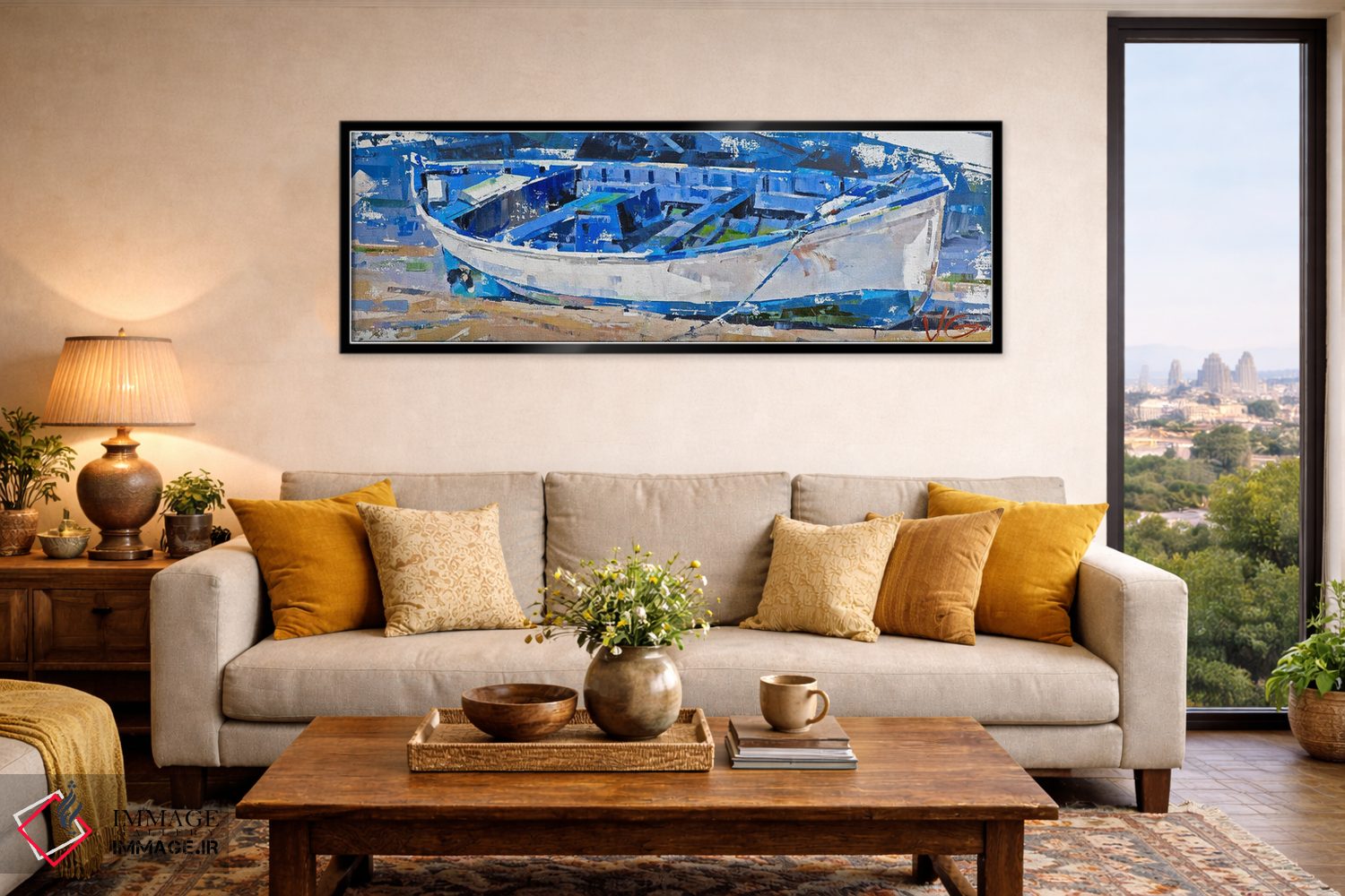 تابلو دکوراتیو انتظار اثر ولودیمیر گلوخومانیوک - D6B