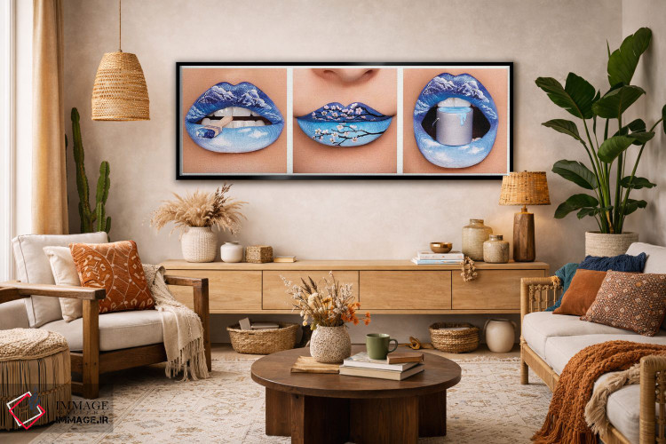 تابلو دکوراتیو شکوفه آسمانی اثر ولادا هگرتی - D3B