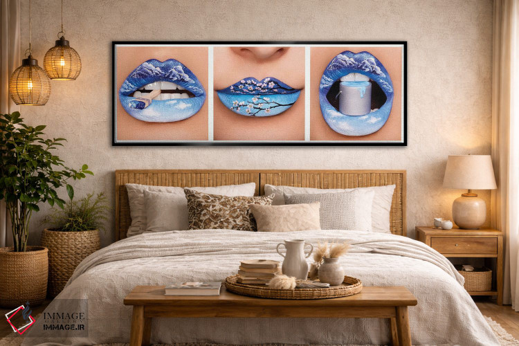 تابلو دکوراتیو شکوفه آسمانی اثر ولادا هگرتی - D6B