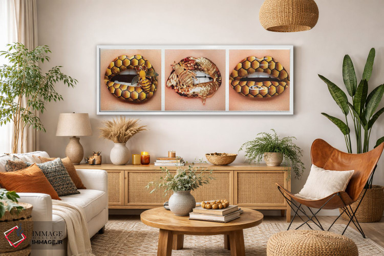 تابلو دکوراتیو زنبور ملکه اثر ولادا هگرتی - D3W