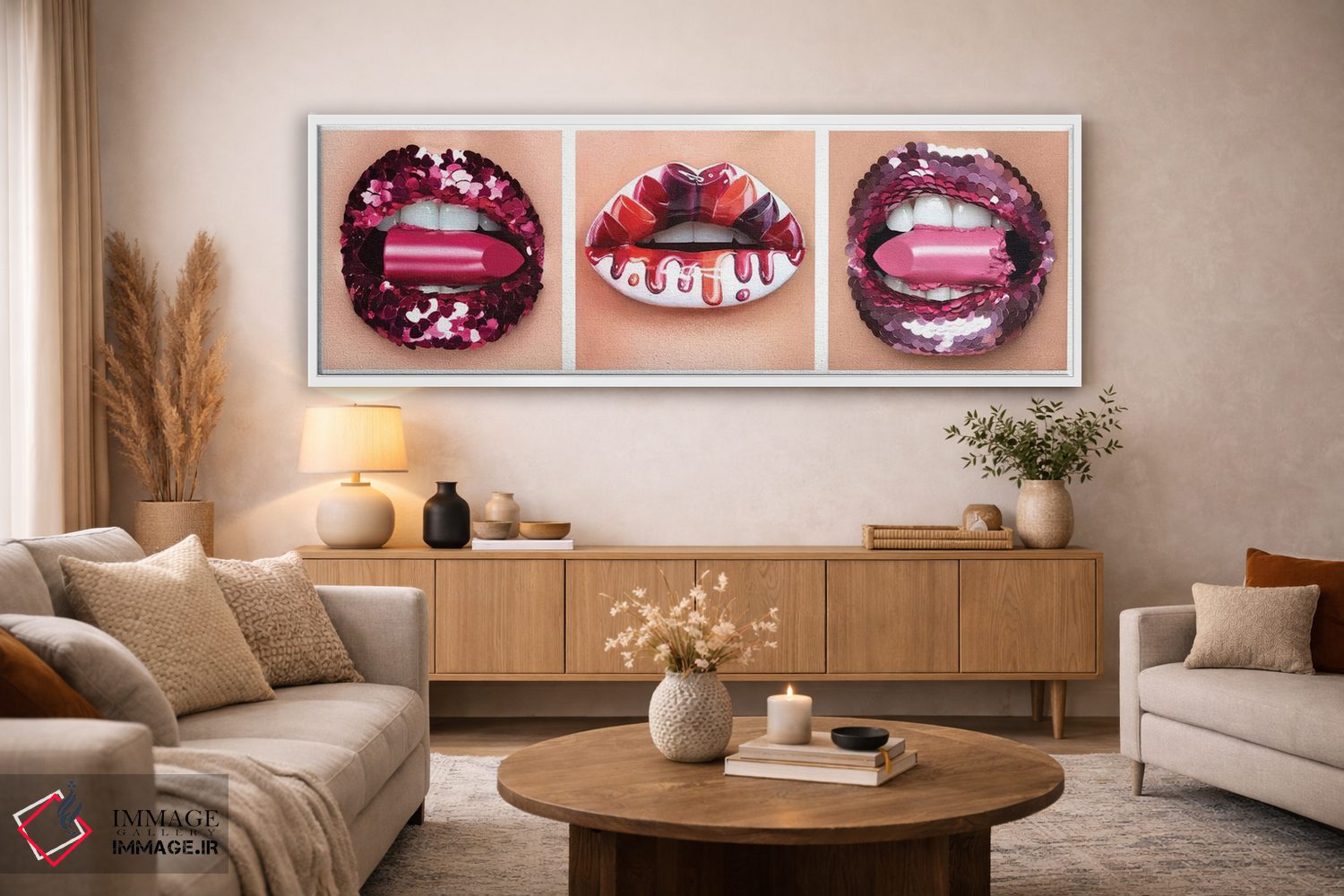 تابلو دکوراتیو گلوله های زیبایی اثر ولادا هگرتی - D3W