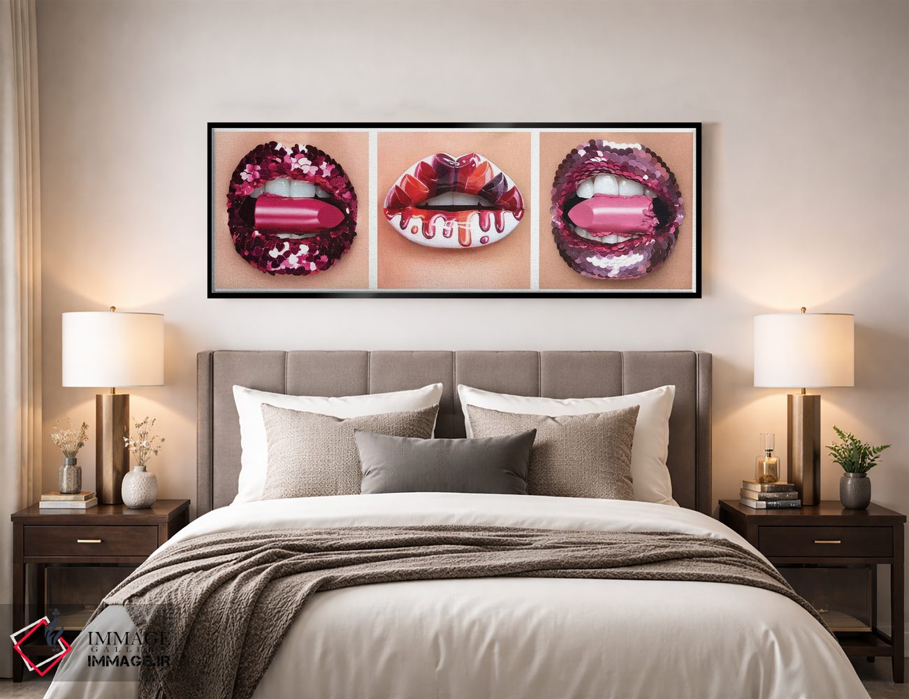 تابلو دکوراتیو گلوله های زیبایی اثر ولادا هگرتی - D5B