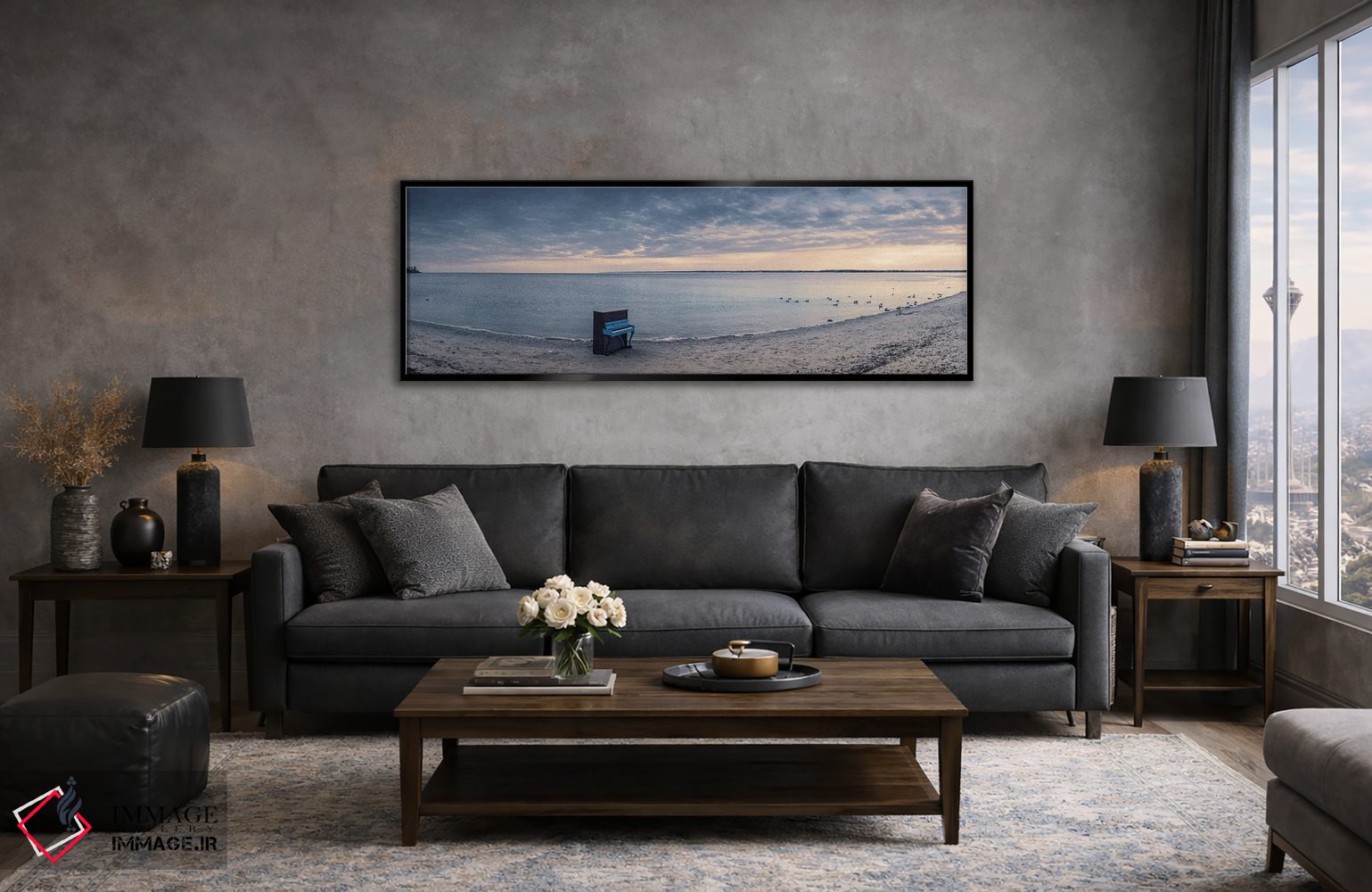 تابلو دکوراتیو ملودی فراموش شده سکوت اثر والریکس - D5B