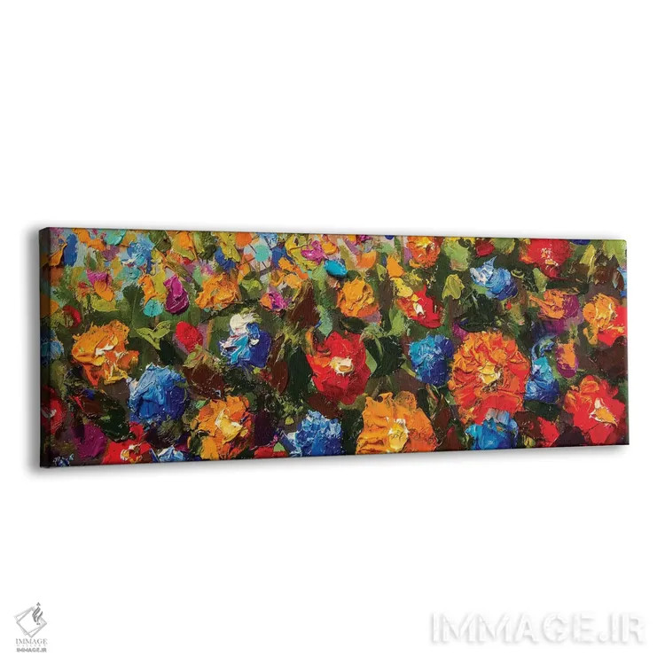 تابلو دکوراتیو گل ها به سبک امپرسیونیسم II اثر والری ریباکوف - نمای پرسپکتیو محصول