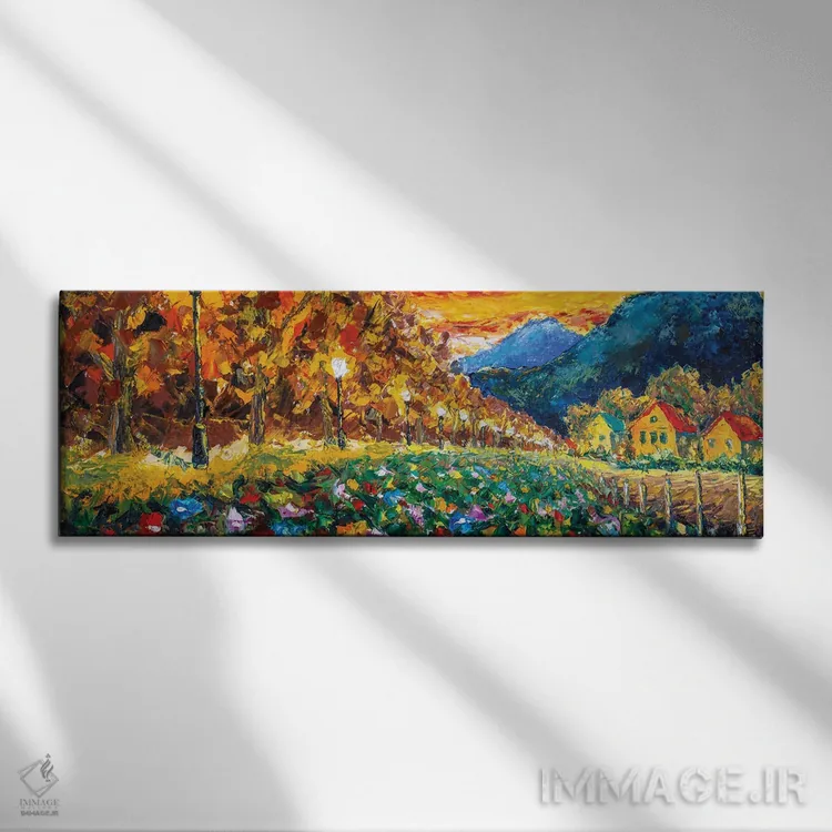 تابلو دکوراتیو ۳۴ اثر والری ریباکوف - نمای روبهرو روی دیوار