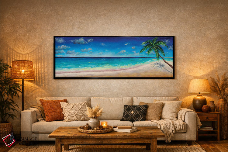 تابلو دکوراتیو بهشت استوایی اثر والری ریباکوف - D6B