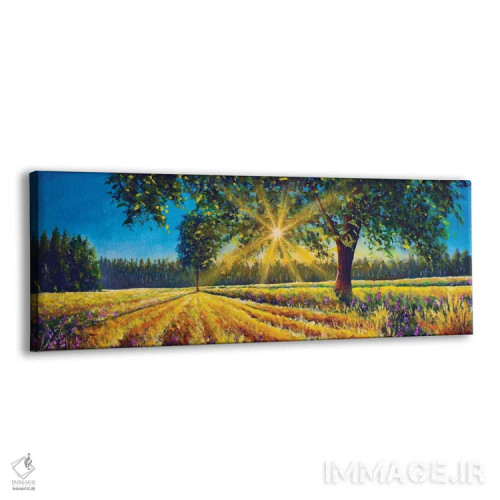 تابلو دکوراتیو پانورامای فوق عریض از منظره آفتابی خیره کننده اثر والری ریباکوف - نمای پرسپکتیو محصول
