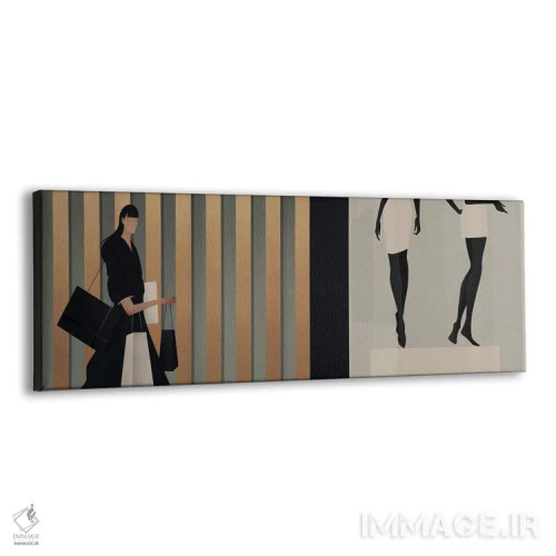 تابلو مدرن زمان خرید IV اثر والریا سیمانتوفسکایا - نمای پرسپکتیو محصول