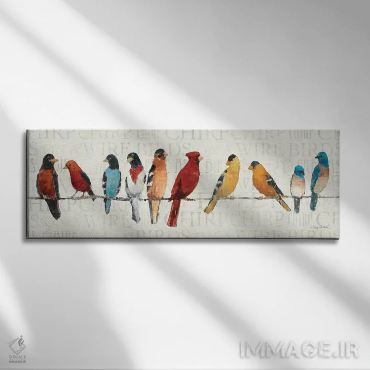 تابلو دکوراتیو مظنونین همیشگی اثر ایوری تیلمن - نمای روبهرو روی دیوار