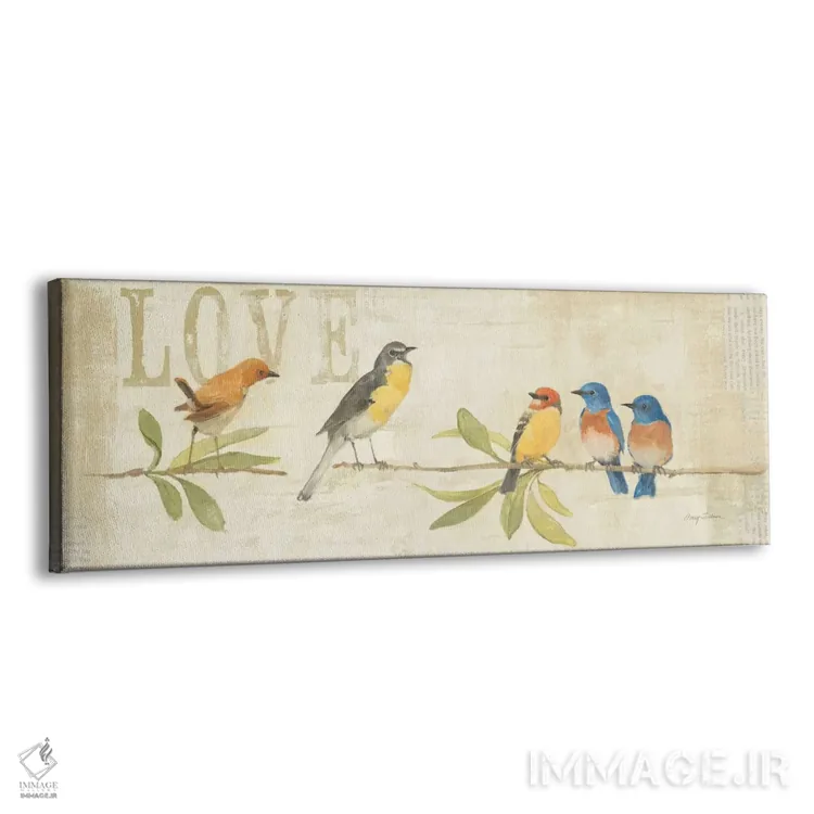 تابلو دکوراتیو ستایش زاغی پنل یک اثر ایوری تیلمن - نمای پرسپکتیو محصول