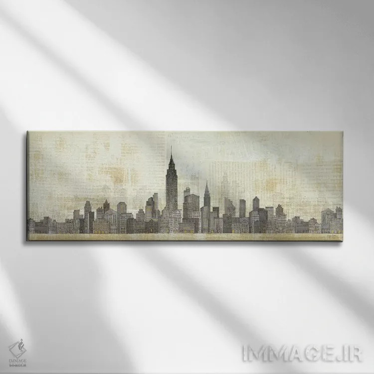 تابلو دکوراتیو افق امپایر اثر ایوری تیلمن - نمای روبهرو روی دیوار