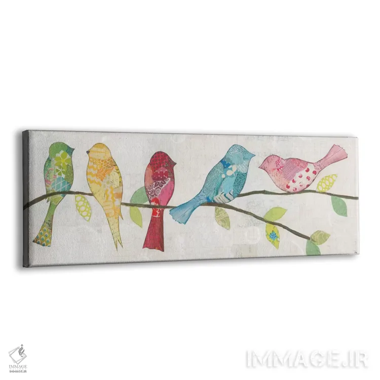 تابلو دکوراتیو هم صحبتی ۱ اثر کورتنی پرال - نمای پرسپکتیو محصول