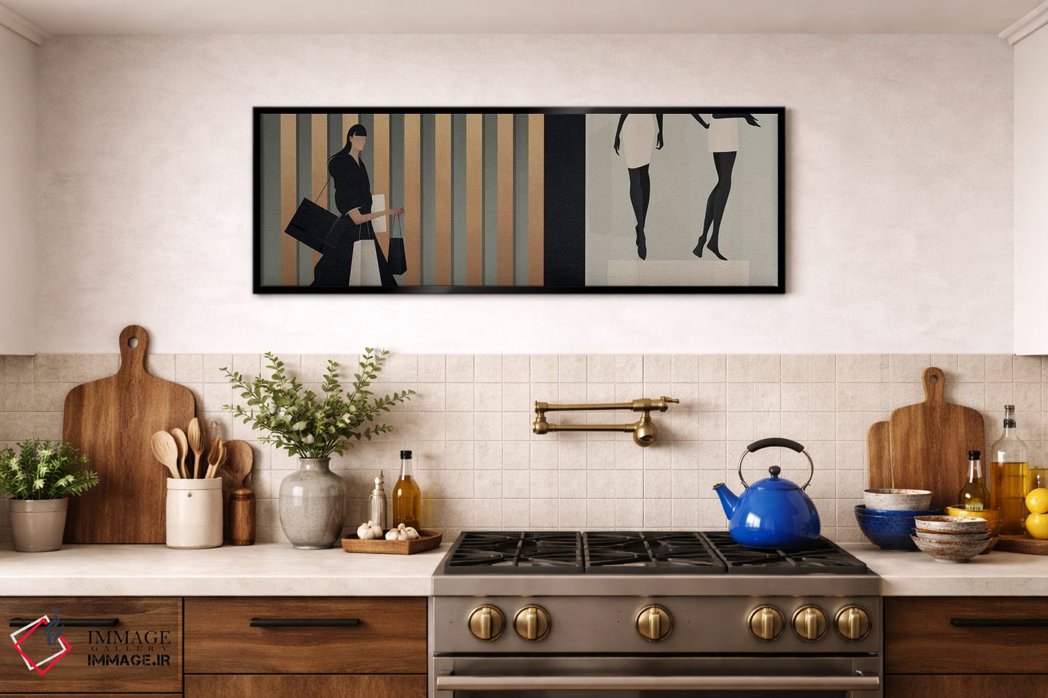 تابلو مدرن زمان خرید IV اثر والریا سیمانتوفسکایا - D2B