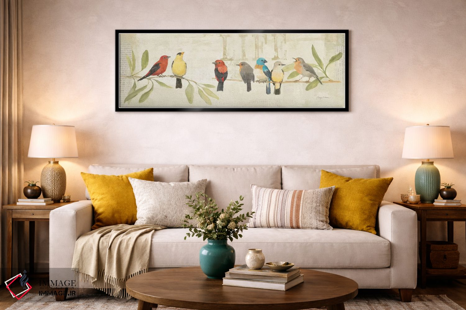 تابلو مدرن ستایش زاغی پنل دو اثر ایوری تیلمن - D2B