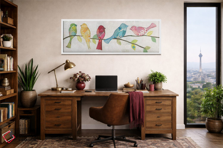 تابلو دکوراتیو هم صحبتی ۱ اثر کورتنی پرال - D1W