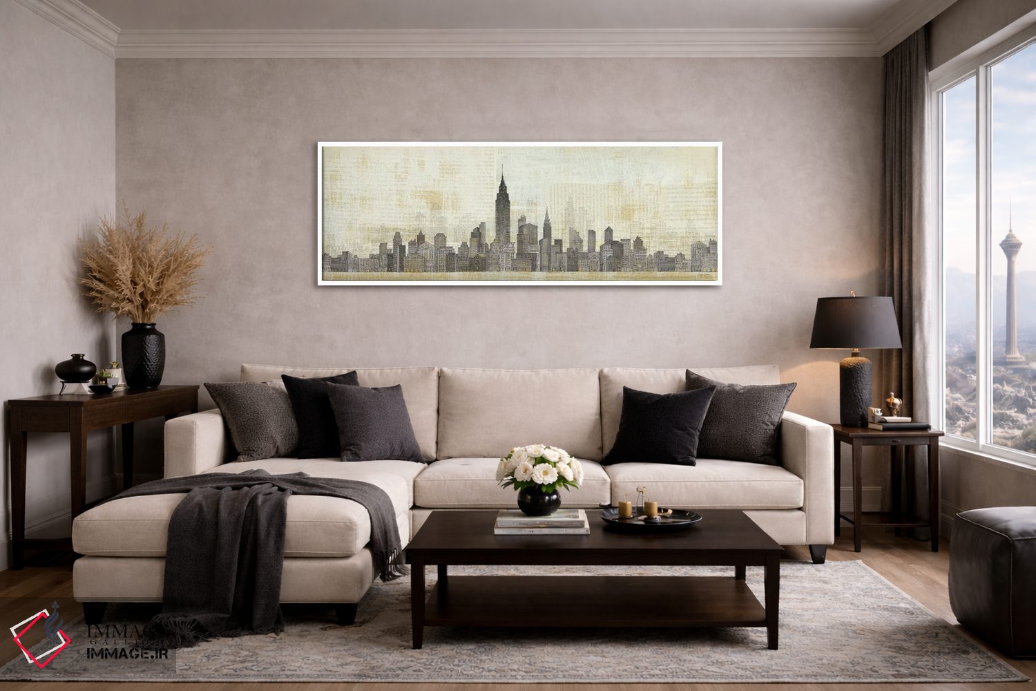 تابلو دکوراتیو افق امپایر اثر ایوری تیلمن - D4W