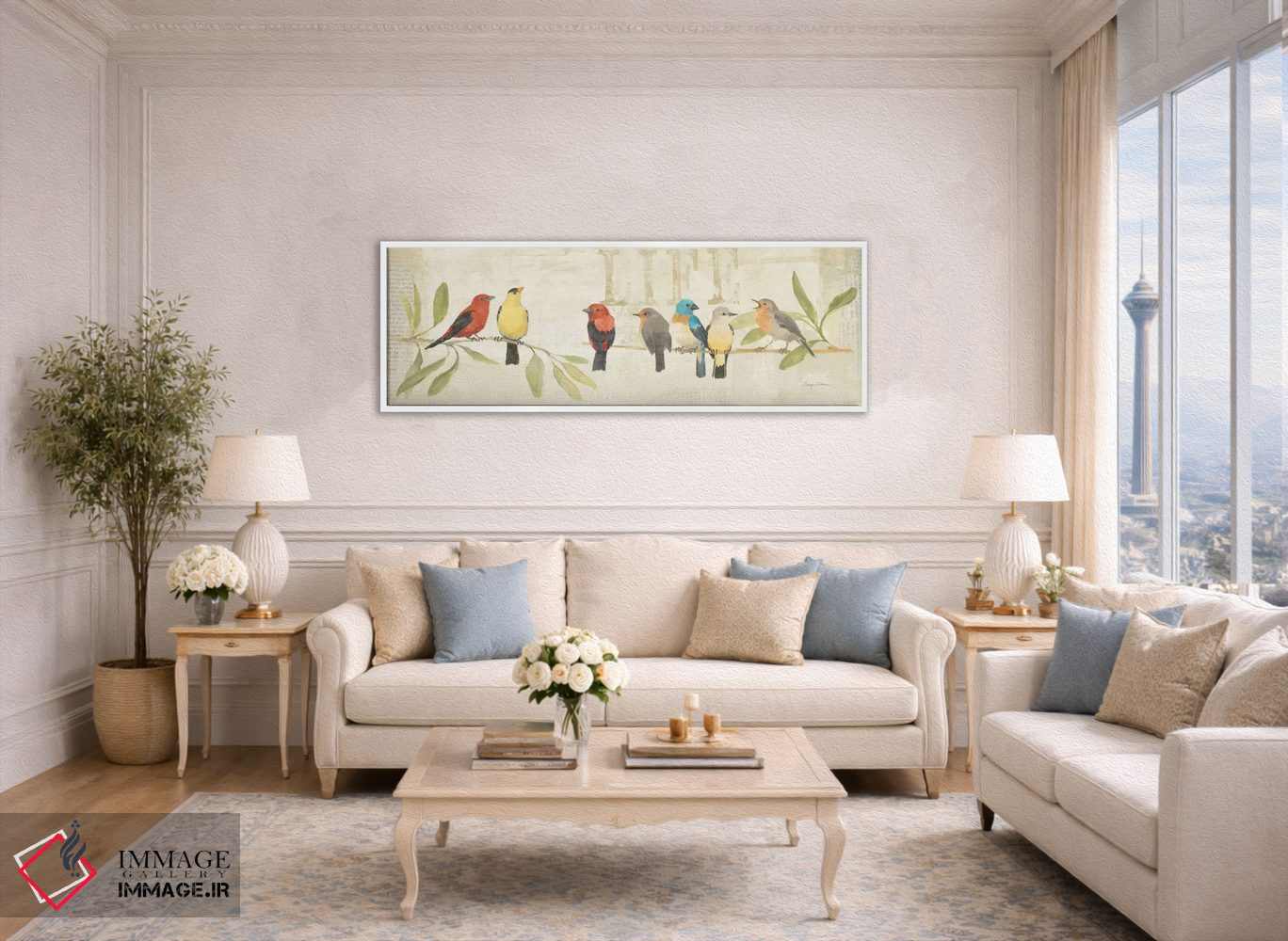 تابلو مدرن ستایش زاغی پنل دو اثر ایوری تیلمن - D3W