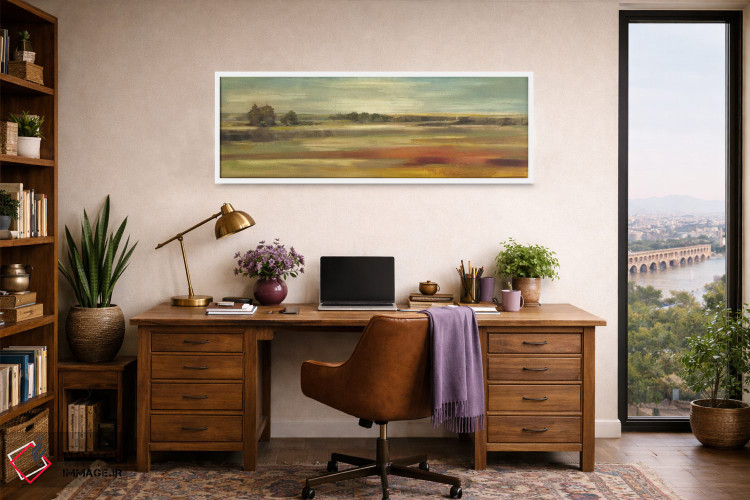 تابلو دکوراتیو چمنزارهای زمرباور اثر سیلویا واسیلیوا - D1W