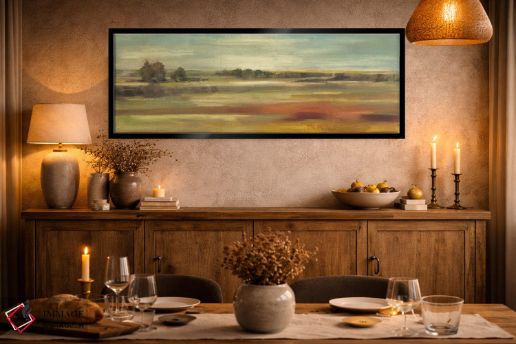 تابلو دکوراتیو چمنزارهای زمرباور اثر سیلویا واسیلیوا - D2B