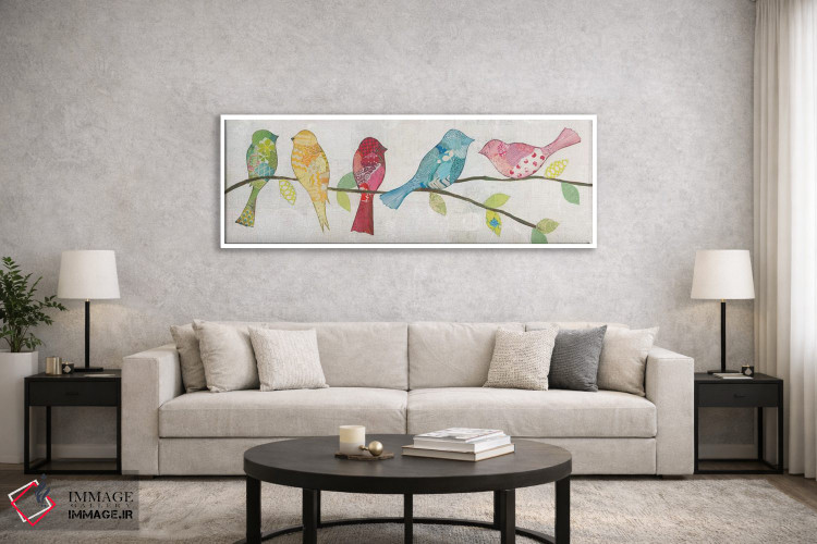 تابلو دکوراتیو هم صحبتی ۱ اثر کورتنی پرال - D4W