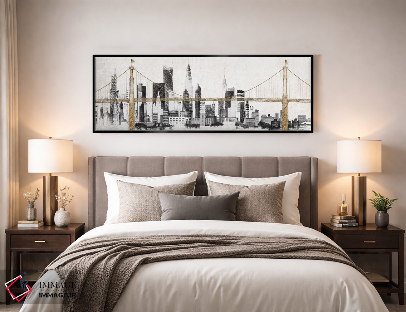 تابلو دکوراتیو پل و خط افق اثر ایوری تیلمن - D6B