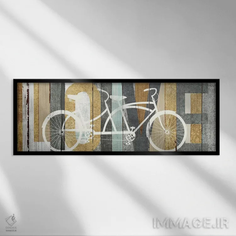 تابلو دکوراتیو عشق II اثر مایکل مولان - نمای قابدار مشکی