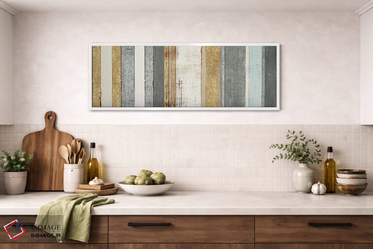 تابلو انتزاعی چشم انداز ساحلی XII اثر مایکل مولان - D1W