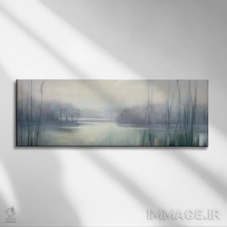 تابلو دکوراتیو خاطرات مه آلود اثر جولیا پورینتون - نمای روبهرو روی دیوار