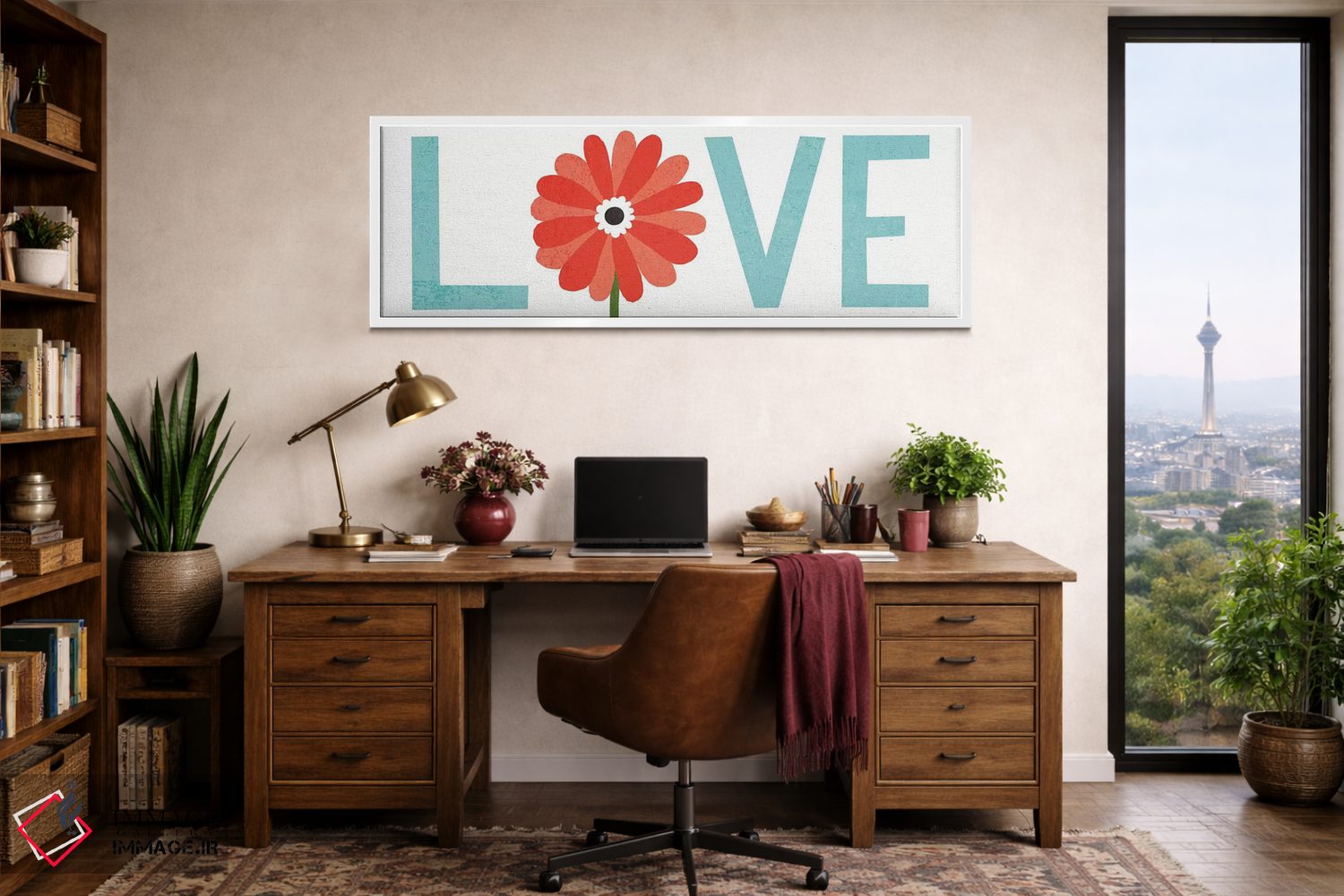 تابلو دکوراتیو عشق اثر مایکل مولان - D2W